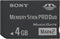 Sony 4GB MS PRO Duo (Mark 2) Memory Stick (MSMT4G/TQMN)