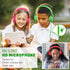rockpapa 950 Wired Headphones for Kids with Microphone, On-Ear Foldable Corded Headphones with 3.5mm Jack