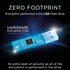 Integral 8GB Courier-197 256-Bit 3.0 197, USB3.0 Hardware Encrypted USB Secure Flash Memory Drive - Certified to FIPS