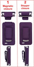 Dexcom G7/G6 Receiver Fitted Leather Case with Screen Protector & Lanyard (Purple)