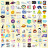 200PCS WAKEMOODEI Science Stickers Bulk, Chemistry Biology Physics Geology Natural Science Stickers for Kids Student