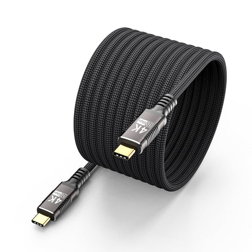 KMMXXCPM USB C Long Cable 16FT/5M Compatible with Thunderbolt 3,USB C 3.1 Gen