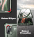 Dexnor Heavy Duty Case for Samsung Galaxy Note 10+ Plus, Army Green, with Built-in Screen Protector & Kickstand.