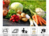 KeyWork 10x7ft Fresh Vegetable Backdrop Assorted Produce Photography Background for Party Farm to Table Themed