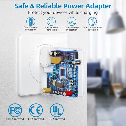 Mac Book Pro Charger - 118W USB C Fast Charger for MacBook Pro, Air, iPad Pro, Samsung Galaxy, 6.6ft Cable