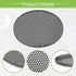 ACROPIX Universal 2.5 Inch Speaker Grills Mesh for Audio Subwoofer, 74x4mm Grille without Frame, Black, Pack of 4