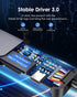 LENTION USB C Hub with 100W Charging, 4K HDMI, Dual Card Reader, USB 3.0 & 2.0 for MacBook Pro/Air, Space Gray