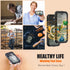 iPhone 14 Pro Max Waterproof Case with Screen Protector, Heavy Duty Protection Magnetic Case, Black
