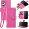 Antsturdy Wallet Case for Samsung Galaxy A32 5G - PU Leather Phone Case with Card Holder, Hot Pink