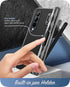 i-Blason Cosmo Series Case for Samsung Galaxy Z Fold 4 with Pen Holder 5G (2022), Frosted Stylish Bumper