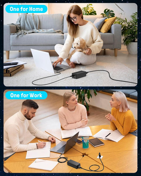USB C Chromebook Charger 45W, Compatible with HP, Dell, Lenovo, Acer, Asus, Samsung, Google Type C Laptop, Chromebook