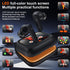 THREE PEACHES Wireless Earbuds, Bluetooth 5.4 Headphones, Touch Screen Earbuds with ENC Noise Cancelling, USB Charging