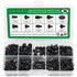 350PCS Computer Screws Assortment Kit, Black Carbon Steel Screws for SSD Hard Drive, Motherboard, ATX Case