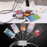 Desktop 5 Port USB Wall Charger 40W 8A, USB Hub Charging Station for Multiple Devices, Portable Multi Port USB Charger