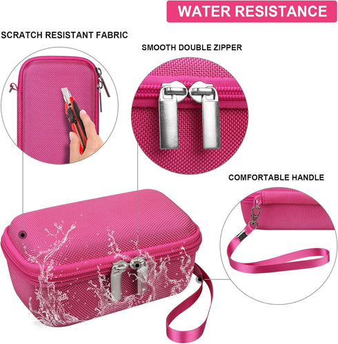 Hard Carrying Case for Olympus Tough TG-7/TG-6 Shockproof and Waterproof Digital Camera, Travel Case with Zipper Mesh