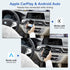 USB-C and Lightning Cable 4 in 1 Combo - MFi Certified Coiled iPhone Charger Cord for Apple Carplay & Android Auto