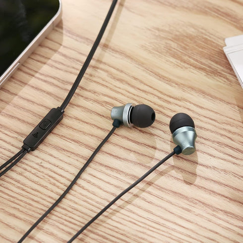 iRAG A101 Wired Earbuds, Noise Isolating in-Ear Headphones with Microphone and 3.5mm Plug for School