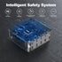 166W GaN 10-Port USB C Charging Station, PD20W QC18W Fast Charging Wall Charger for iPhone 15/14/13/12/11
