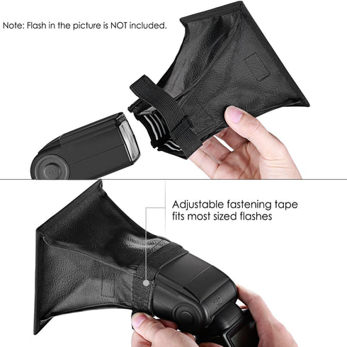 Neewer Camera Speedlite Flash Softbox and Reflector Diffuser Kit for Canon and Nikon DSLR Cameras