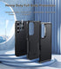 FNTCASE Samsung Galaxy S24 Case, Dual Layer Rugged Protective Phone Cover, Military Grade Drop Proof, A-Black