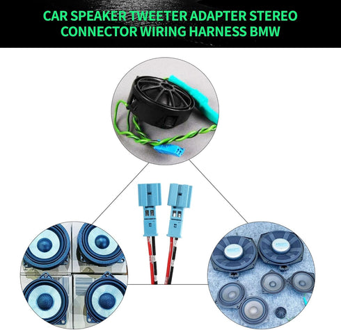 NuIth Speaker Wiring Harness Connector Adapter Replacement for BMW X1-X7, i3/i4/i8, iX3, Z4/Z8/Z3, 1-7 Series