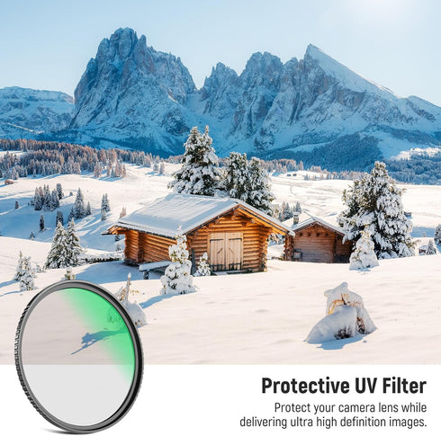 NEEWER 58mm MC UV Protection Filter 24 Layer Multi Resistant Nano Coatings/HD Optical Glass/Water Repellent/Scratch Resistant/Aluminum Alloy Ultra Slim Frame/Ultraviolet Filter