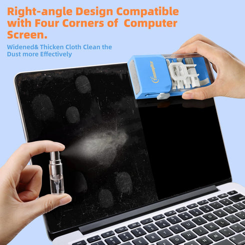 Tassmpitor Laptop Cleaning Kit, Keyboard Cleaning Kit with Spray and Wipe, Keyboard Cleaner for MacBook iPad Tablet