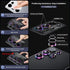 WSKEN Ultra Thin Camera Lens Protector for Samsung Galaxy S24 Ultra, 9H Tempered Glass, Aluminum Circle, Colorful.