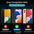 ivoler 3+3 Pack Tempered Glass for Samsung Galaxy A14 4G / 5G, with Camera Lens Protector, Anti-Scratch, HD Clear