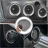 X AUTOHAUX 8" Round Speaker Grille Cover Mesh Trim, Silver Tone Subwoofer Grille Horn Protective Guard for Car Stereo
