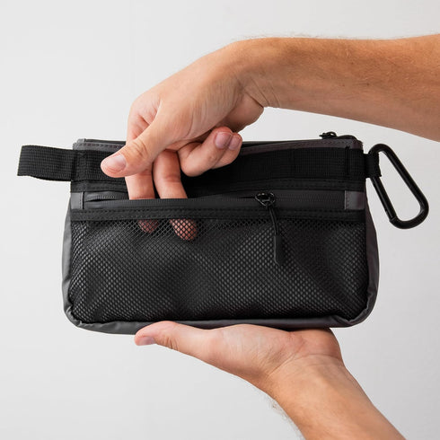 GOBAGS 2 pack) Production Zipper Bags - Electronics & Camera Accessories Bag - Cable organizer, Gear Accessory Pouch