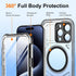 WIFORT Waterproof Case for iPhone 15 Pro Max, IP68 Underwater Dustproof, 15FT Military Shockproof 360 Full Body