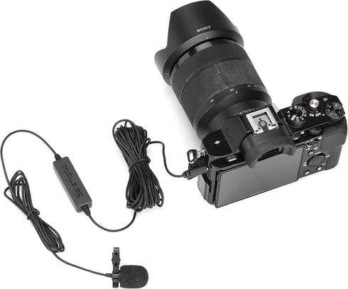 Saramonic LavMicro Omnidirectional Lavalier Microphone for DSLRs, Mirrorless, Video Cameras, Smartphones, Tablets