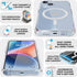 REBEL Clear Case for iPhone 14 - Crystal Series Gen-4, Strong MagSafe Compatible, Protective Shockproof Bumpers