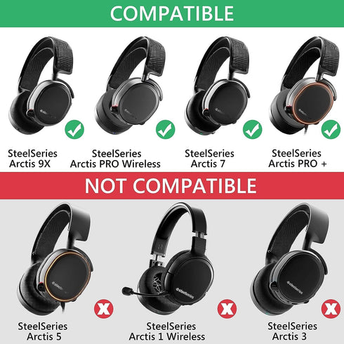 Arctis 7 Headband Replacement Fabric Cushion Compatible with SteelSeries Arctis 7 / Arctis 9X / Arctis Pro Headset