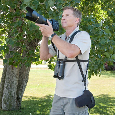 OP/TECH USA Soft Pouch, Black – Compact digital camera case, lightweight neoprene sleeve for DSLR