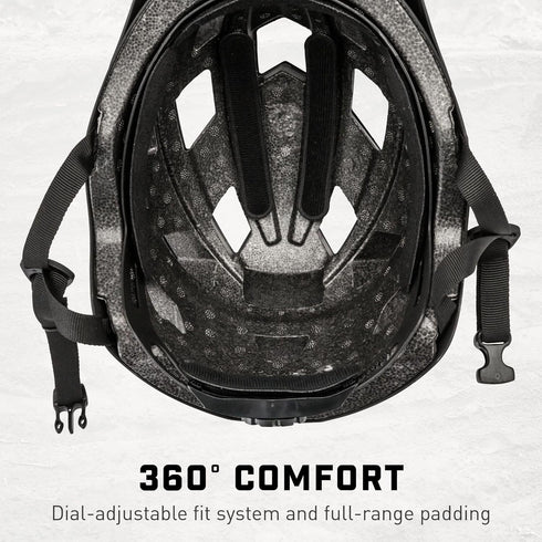 Mongoose Capture Bike Helmet with Go Pro Mount, for Youth Boys Girls or Adult Men Women