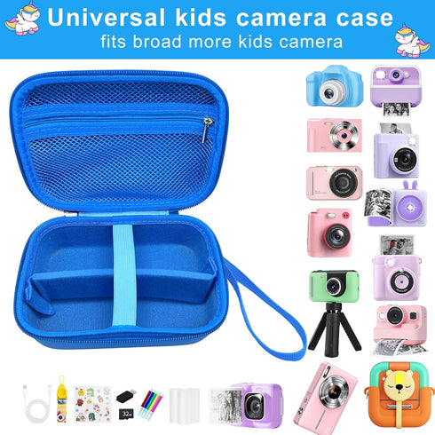 Makolle Kids Camera Case Compatible with Goopow/ESOXOFFORE Seckton/Dylanto/CIMELR Children Digital Video Camera Toys