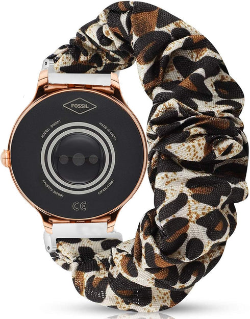 Compatible for ANDFZ Smartwatch Band, Fabric Elastic Scrunchie Replacement Straps for ANDFZ T42 1.72" HD Touch Screen