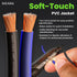 GearIT Pro Series 12 Gauge Speaker Wire Cable - 30.4 Meters / 100 Feet/Black Blue CCA HiFi Audio Cable for Car Audio
