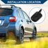 Hihaha A4 2017-2020 1 Antenna Decor Cover for Audi / Car Shark Fin Shape Antenna Roof Aerial Cover Trim Car/Plastic /
