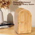 Generic 6 Premium Cell Phone Box for Family Time,Bamboo Cell Phone Jail with Charging Holes,Hold Phones,Help Kids