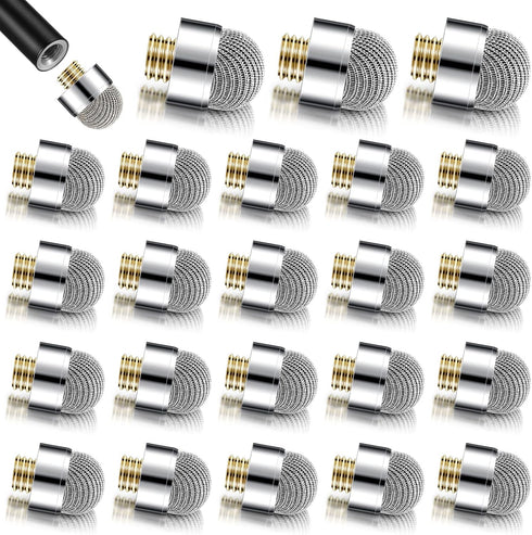 24 Pieces Stylus Replacement Fiber Tip, Compatible with MEKO and Bargains Dept 0.3-inch Tip Series Stylus
