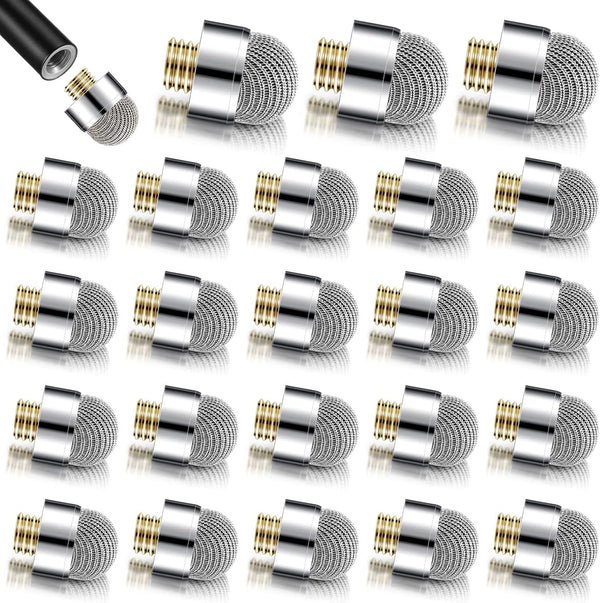 24 Pieces Stylus Replacement Fiber Tip, Compatible with MEKO and Bargains Dept 0.3-inch Tip Series Stylus