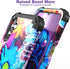 IDweel Galaxy A15 5G Case - Daisy, 3-in-1 Shockproof Protection, Tempered Glass Screen & Camera Lens Protectors.
