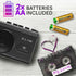 KLIM K9 Cassette Cassette Tape Player Portable Player & Tape Recorder with Built-in Speaker & Microphone, Headphone