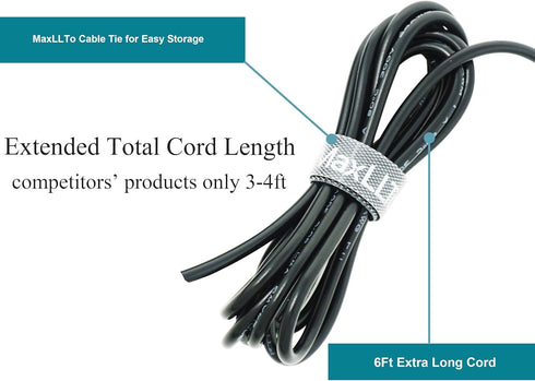 5V 2A AC Power Adapter, Wall Charger Power Adaptor with 3.5mm x 1.35mm Connector for Tablets, CCTV, LED Strip Lights (1)