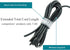 5V 2A AC Power Adapter, Wall Charger Power Adaptor with 3.5mm x 1.35mm Connector for Tablets, CCTV, LED Strip Lights (1)
