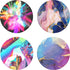 Multi-Function Cell Phone Stand, Colorful Marble Expanding Grip for Smartphones and Tablets (4 Pack)