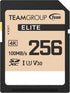 TEAMGROUP Elite 256GB UHS-I U3 V30 UHD SDXC Memory Card, Read Speed up to 100MB/s, Compatible with Canon Sony Nikon